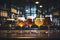 Variety of Craft Beers on Bar Counter