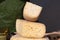 Variety homemade bio natural cheese