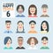 Variety-of-human-11-Avatars-Happy-PEOPLE-volume-6 - Man and woman for your business work