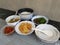 Variety of Indonesian menu for breakfast