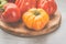 Variety of large heirloom tomatoes