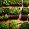 Variety of micro greens - ai generated image