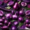 Variety of purple vegetables - ai generated image