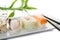 Variety of sushi