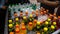 Variety types of bottle drinks in an ice box sell at Sunway Lagoon theme park