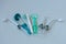 Various attachments for portable dental irrigator