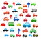 Various Automobiles, Trucks, Buses.