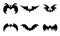 Various Bats Shape Illustration in Bundle