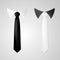 Various Black And White Business Neck Tie