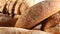 Various breads and whole wheat