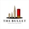 various bullet ammo for gun logo vintage vector illustration concept template icon design. mix of bullet for gun hunter and