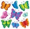 Various butterflies theme set 1