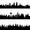 Various city skylines