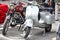 Various classic motorcycles from various manufacturers Vespa, Zundapp, Famel XF, Piaggio, Sachs V5