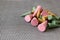 Various color and scent of cone incense on the silver place mat