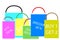 Various color Shopping Bags