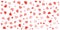 Various Colorful Randomly Placed, Sized and Oriented Pink and Red Hearts Pattern - Texture, Background