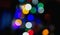 Various coloured lights creating an abstract background.