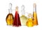 Various Cooking Oils in Glass carafes