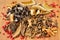 Various dried mushrooms