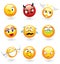 Various emoticons