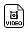 Various file type vector icon illustration video