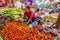 Various goods in Burmese market , Myanmar