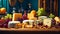 Various gourmet cheeses, fresh grapes delicacy the table in the kitchen products natural traditional