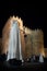 Various Holy Week steps in the city of Avila, Spain