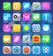 Various ios 7 style mobile app icons