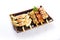 Various kind of teriyaki skewers Yakitori.