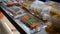 various kinds of tradisional sweet cakes. Jajanan kue basah.