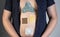 Various medical plasters are glued on the human body. Plaster from chronic prostatitis and painkiller. Anti-tobacco and anti-