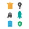 Various mobile phone icons image