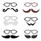 Various mustaches