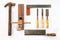 Various old craftsman tools for wooden