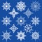 Various Ornate Snowflakes