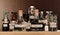 Various pharmacy bottles of homeopathic medicine