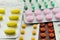 various pills pile of medicine