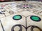 Various playing game wooden colorful  carrom board