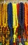 Various Prayer Beads, souvenir for pilgrims during hajj and umra in Mecca, Saudi Arabia.