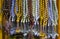 Various Prayer Beads, souvenir for pilgrims during hajj and umra in Mecca, Saudi Arabia.