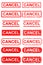 Various Rubber Stamp Effect : Cancel