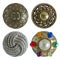 Various sewing buttons isolated