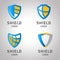 Various shield secure logo