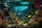 various species of tropical fish in a well-lit, decorated aquarium