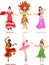 Various style dancing.