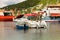 Various types of boats at admiralty bay