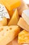 Various types of cheese