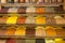 Various Types Of Spices On Display Inside Spice Bazaar In Istanbul.